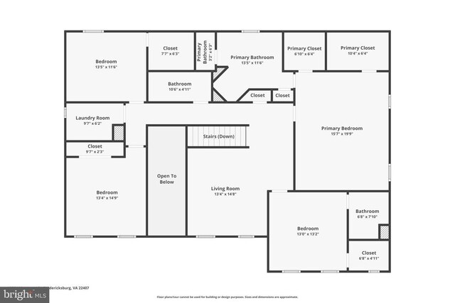 12804 Monterey Ct, Fredericksburg, VA 22407 - home floor plan