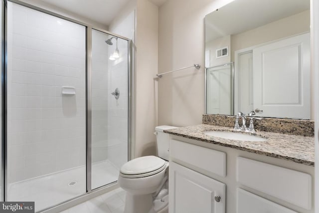 12804 Monterey Ct, Fredericksburg, VA 22407 - bathroom with toilet, a shower stall, and vanity