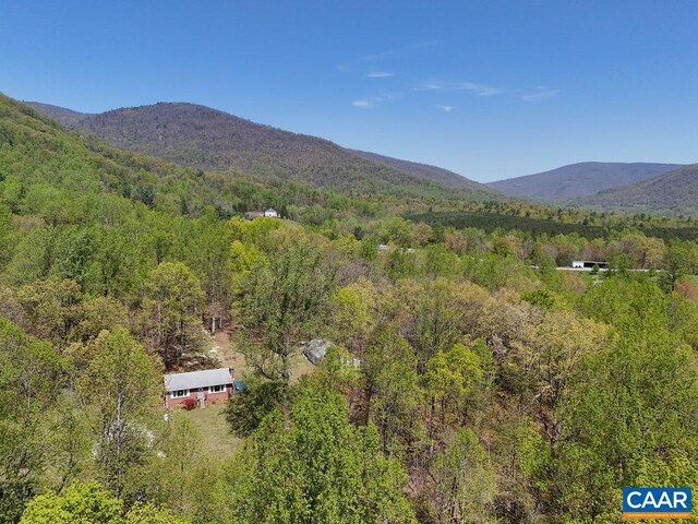 6928 Blackwells Hollow Rd, Crozet, VA 22932 - view of mountain background with a heavily wooded area