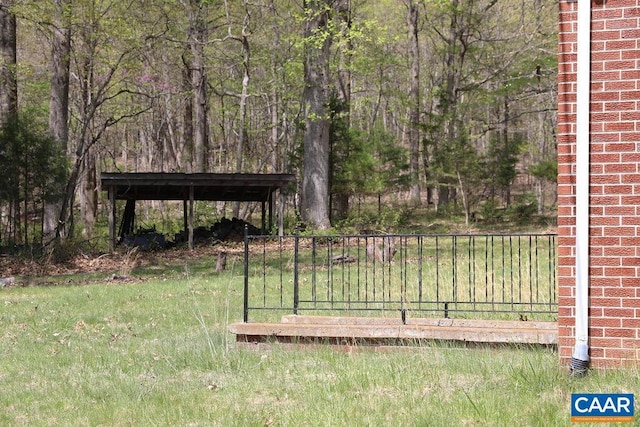 6928 Blackwells Hollow Rd, Crozet, VA 22932 - view of yard with fence