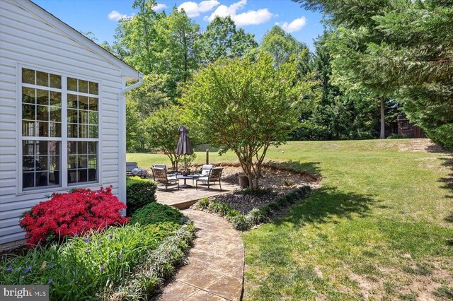 11110 Park Ridge Rd, Fredericksburg, VA 22408 - view of yard featuring a patio