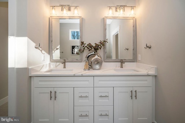 92 Mill Run, Bumpass, VA 23024 - bathroom with double vanity and a sink