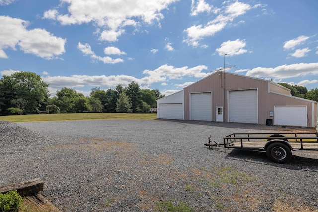 view of outbuilding featuring an outdoor structure