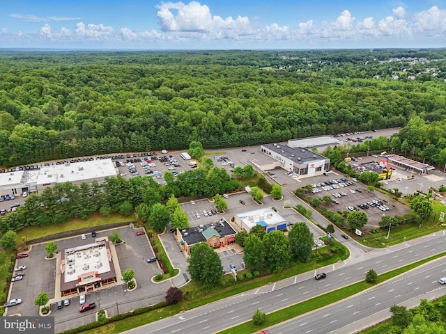  - aerial view of a heavily wooded area