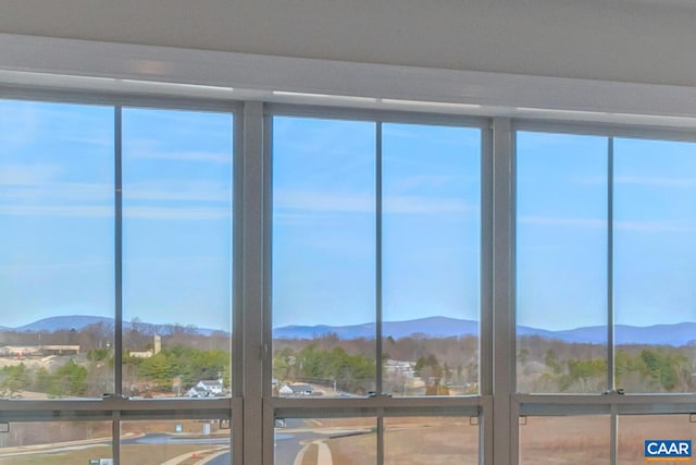 240 Thicket Run Dr, Charlottesville, VA 22911 - interior details featuring a mountain view