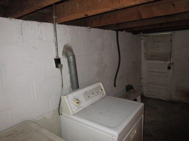 106 Grubert Ave, Staunton, VA 24401 - laundry area with washer / dryer
