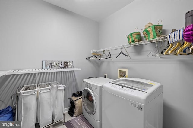 7922 Madison Plantation Way, Fredericksburg, VA 22407 - washroom with washing machine and clothes dryer
