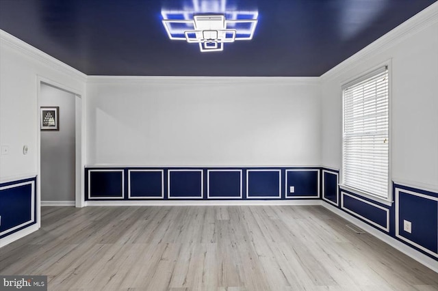7922 Madison Plantation Way, Fredericksburg, VA 22407 - spare room featuring crown molding and wood finished floors
