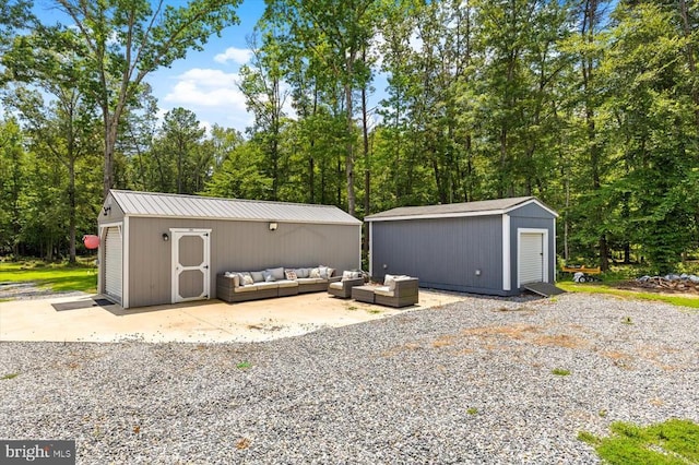 7922 Madison Plantation Way, Fredericksburg, VA 22407 - view of shed with an outdoor living space