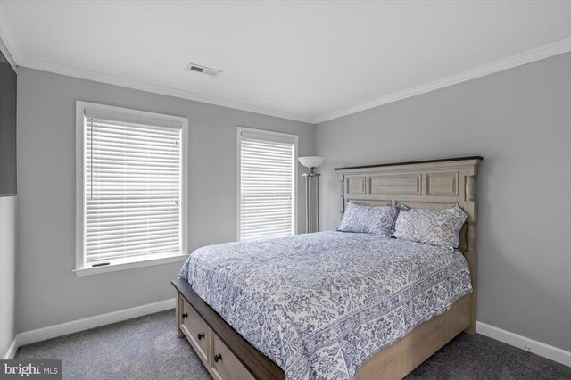 7922 Madison Plantation Way, Fredericksburg, VA 22407 - carpeted bedroom with crown molding