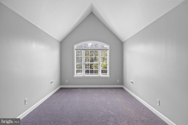 7922 Madison Plantation Way, Fredericksburg, VA 22407 - unfurnished room with lofted ceiling and carpet flooring