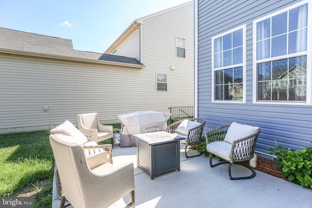 1906 Captain Dr, Fredericksburg, VA 22408 - view of patio / terrace featuring outdoor lounge area