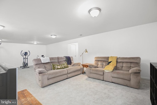 1906 Captain Dr, Fredericksburg, VA 22408 - carpeted living room featuring baseboards