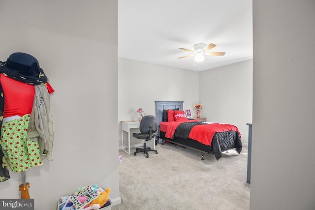 1906 Captain Dr, Fredericksburg, VA 22408 - carpeted bedroom featuring ceiling fan