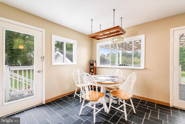 403 Long Ave, Shenandoah, VA 22849 - dining area with baseboards