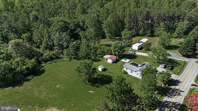 3048 Oakland Rd, Louisa, VA 23093 - aerial overview of property's location featuring a forest