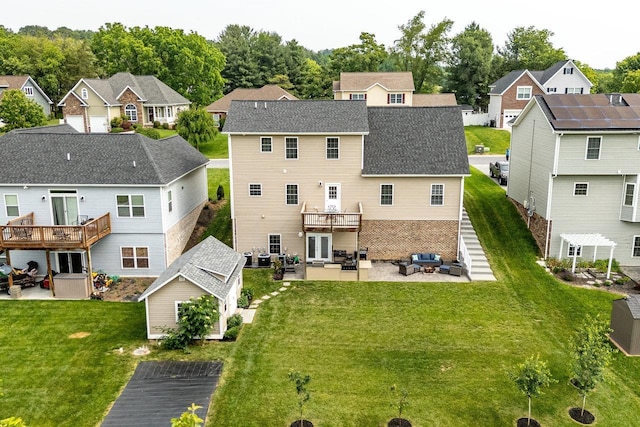 4517 Wiltshire St, Rockingham, VA 22802 - aerial perspective of suburban area