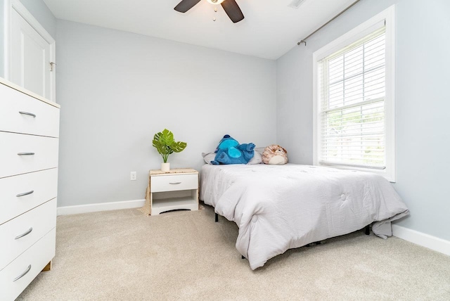 4517 Wiltshire St, Rockingham, VA 22802 - bedroom featuring light colored carpet, baseboards, and ceiling fan