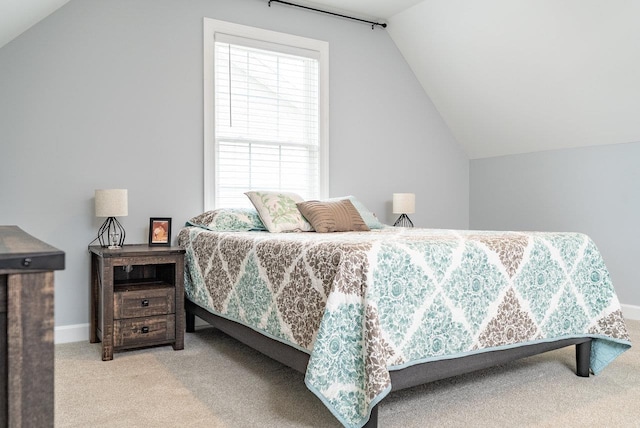 4517 Wiltshire St, Rockingham, VA 22802 - bedroom featuring carpet floors, vaulted ceiling, and baseboards