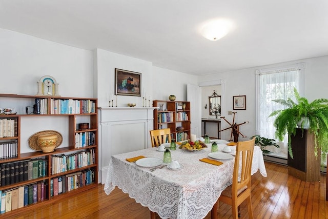 121 Central St S, Broadway, VA 22815 - dining area with hardwood / wood-style floors and baseboard heating
