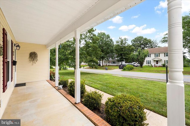 500 Maple Grove Dr, Fredericksburg, VA 22407 - porch featuring a yard
