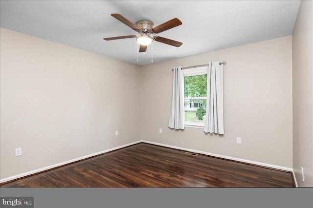 500 Maple Grove Dr, Fredericksburg, VA 22407 - spare room featuring wood finished floors and ceiling fan