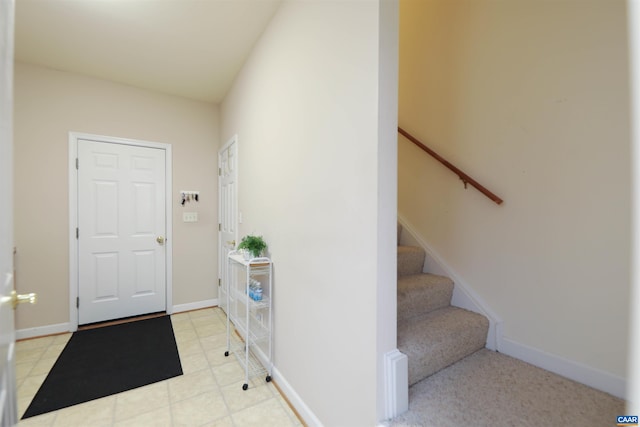 515 Broadleaf Way, Charlottesville, VA 22911 - foyer entrance with stairs and baseboards