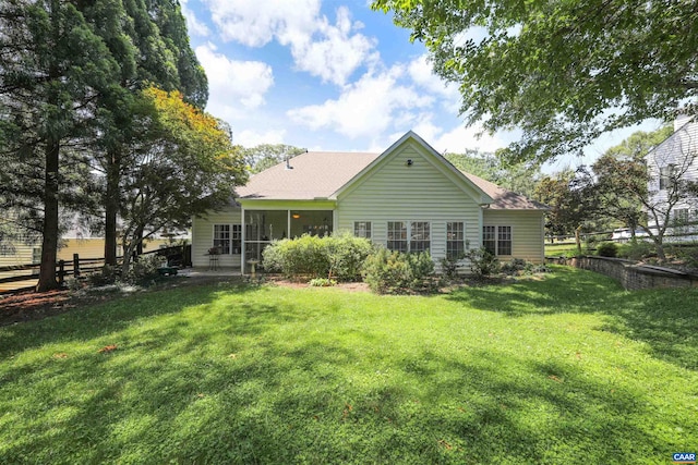 515 Broadleaf Way, Charlottesville, VA 22911 - rear view of house with a sunroom and roof with shingles