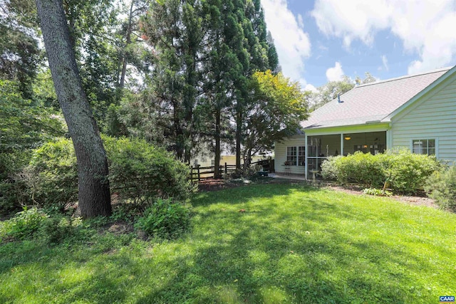 515 Broadleaf Way, Charlottesville, VA 22911 - view of yard featuring a sunroom