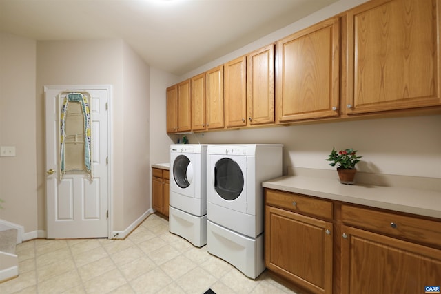 515 Broadleaf Way, Charlottesville, VA 22911 - laundry area featuring cabinet space, independent washer and dryer, and light flooring