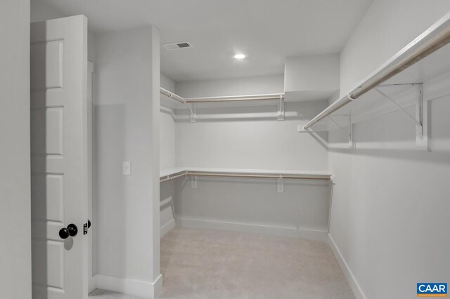 33 Fowler St Unit C, Charlottesville, VA 22911 - walk in closet featuring carpet flooring and visible vents
