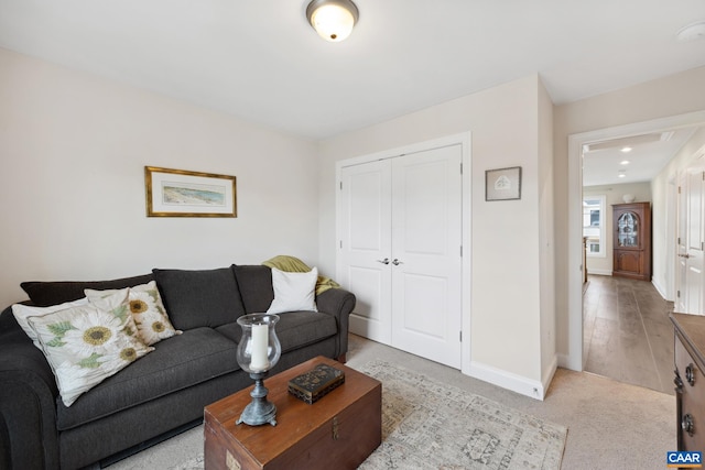 6211 Raynor Pl, Crozet, VA 22932 - living area featuring baseboards and carpet floors