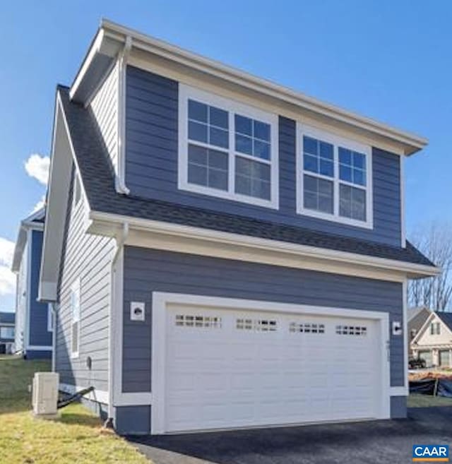 6211 Raynor Pl, Crozet, VA 22932 - view of side of property featuring a garage