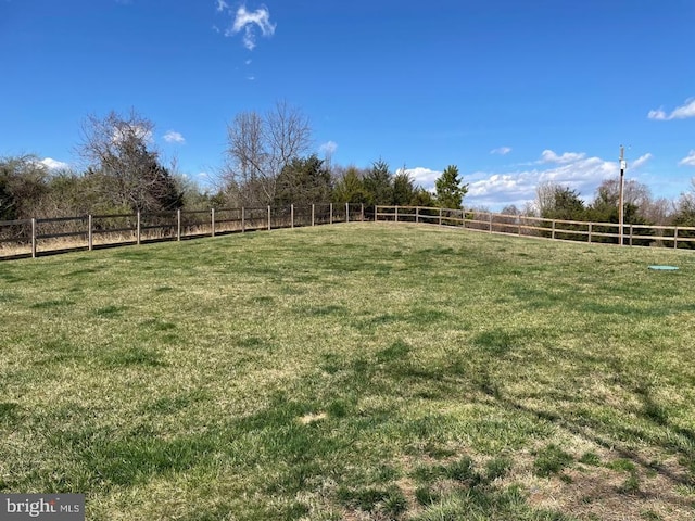 18393 Gaskins Ln, Jeffersonton, VA 22724 - view of yard with fence