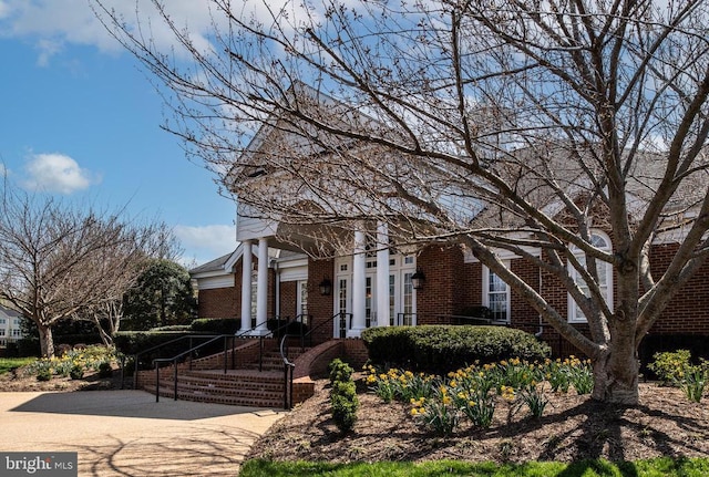 11407 Osprey Trl, Spotsylvania, VA 22551 - greek revival inspired property with brick siding