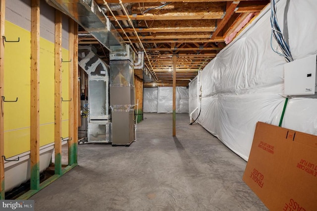 11407 Osprey Trl, Spotsylvania, VA 22551 - unfinished below grade area featuring heating unit