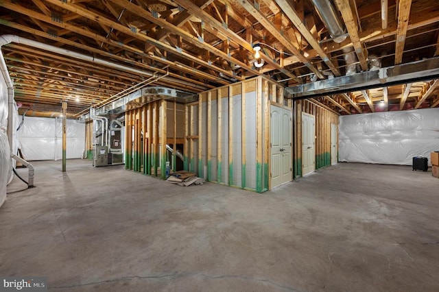 11407 Osprey Trl, Spotsylvania, VA 22551 - unfinished below grade area with heating unit