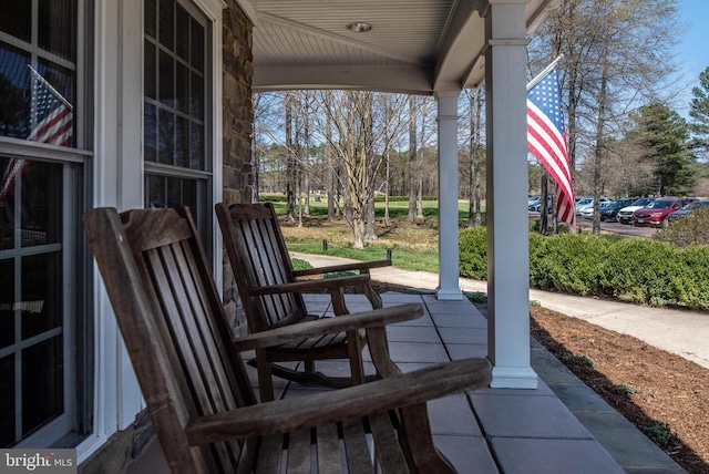 11407 Osprey Trl, Spotsylvania, VA 22551 - view of patio / terrace featuring covered porch