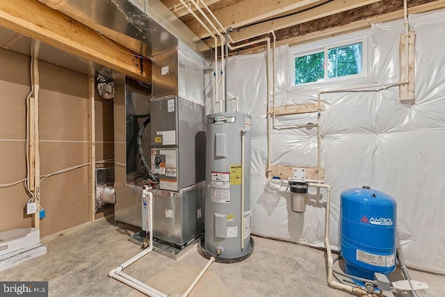 13191 Scotts Ml, Culpeper, VA 22701 - utility room featuring electric water heater