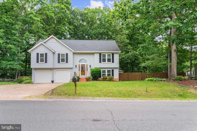 10603 Eden Brook Dr, Spotsylvania, VA 22553 - bi-level home with a garage and concrete driveway