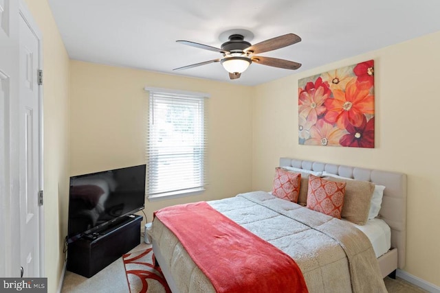 10603 Eden Brook Dr, Spotsylvania, VA 22553 - carpeted bedroom with a ceiling fan