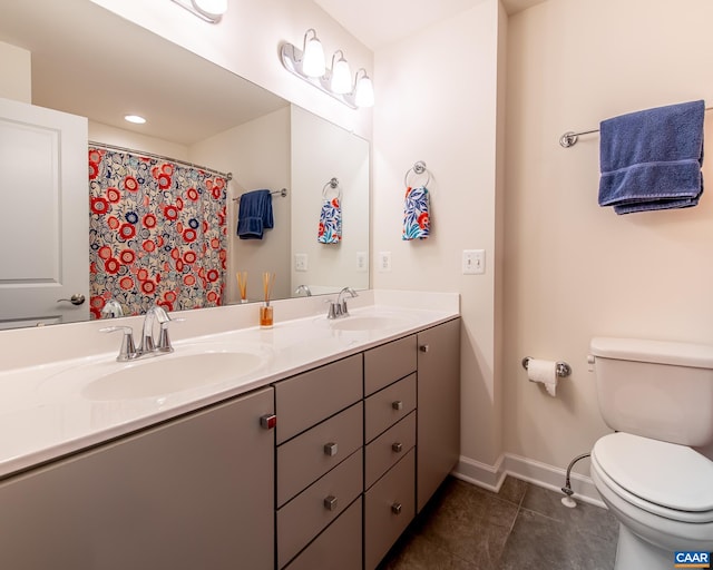 142 Junction Ln, Charlottesville, VA 22902 - full bath with double vanity and tile patterned flooring