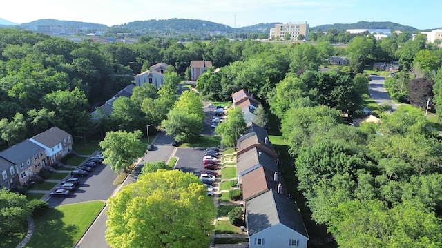 1114 Mountain View Dr, Harrisonburg, VA 22801 - aerial view of property and surrounding area with a mountain backdrop