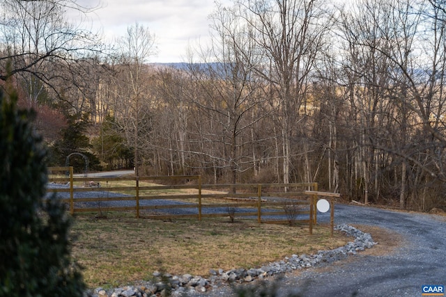 57 Pounding Branch Rd, Afton, VA 22920 - view of yard featuring fence and a view of trees