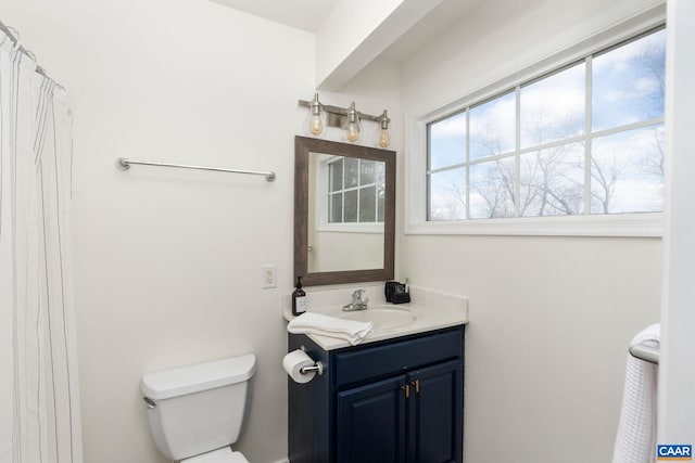 57 Pounding Branch Rd, Afton, VA 22920 - bathroom with toilet and vanity
