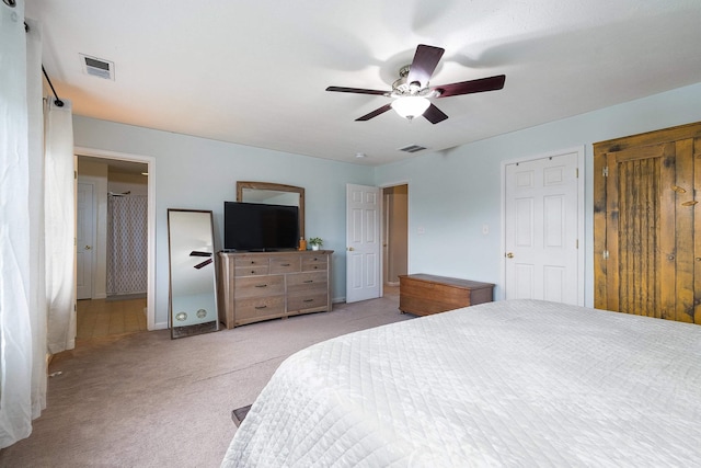 118 Wexford St, Staunton, VA 24401 - bedroom with light carpet and ceiling fan