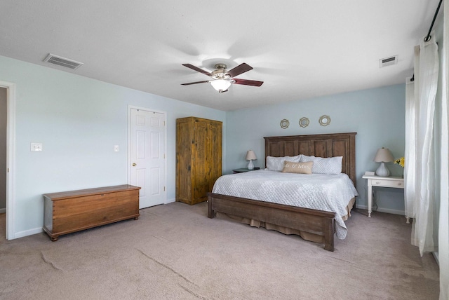 118 Wexford St, Staunton, VA 24401 - carpeted bedroom with ceiling fan and baseboards
