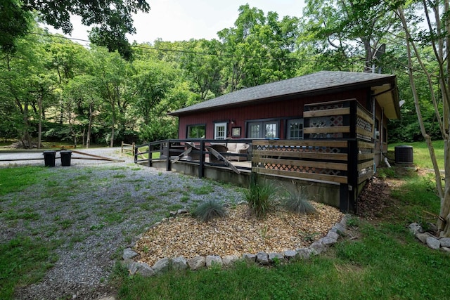 123 Fishermans Ln, Luray, VA 22835 - view of community with a deck and a view of trees