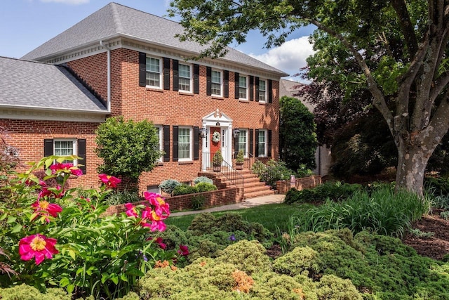 225 Divot Dr, Harrisonburg, VA 22802 - view of front of home featuring a shingled roof and brick siding