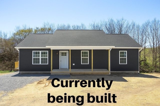 TBD Senedo Rd, Mount Jackson, VA 22842 - view of front of house featuring a porch and roof with shingles